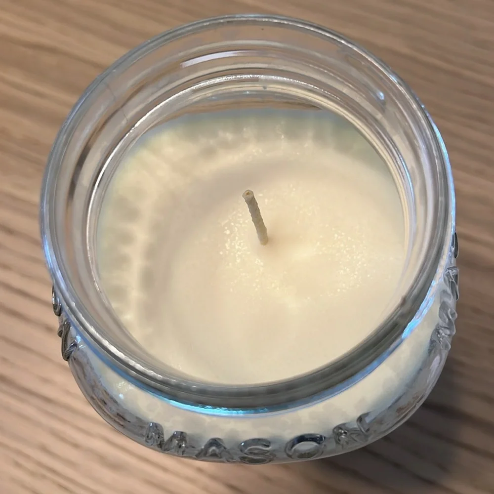 Single Wick Candle. Cinnamon Sugar Cookie. Cute Mason 18 Ounce Jar.